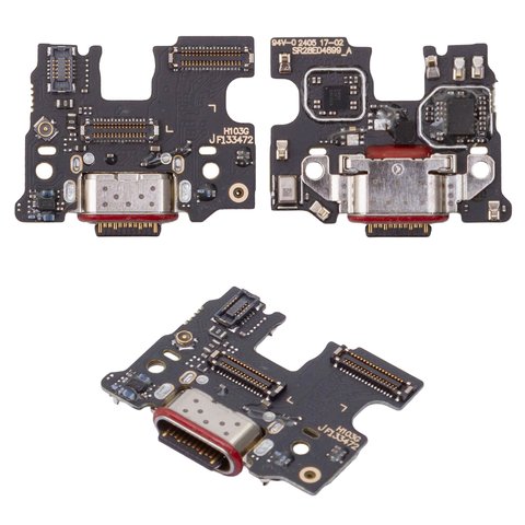 Flat Cable compatible with Motorola Edge 50 Pro, charge connector, with components, Original PRC , charging board 