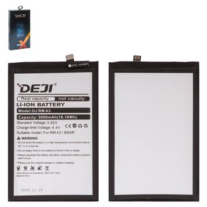 Battery Deji BN5R compatible with Xiaomi Poco C61, Redmi A3, Redmi A3x, Li ion, 3.82 V, 5000 mAh 