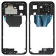 Housing Middle Part compatible with Xiaomi Redmi 15C 4G, (black)
