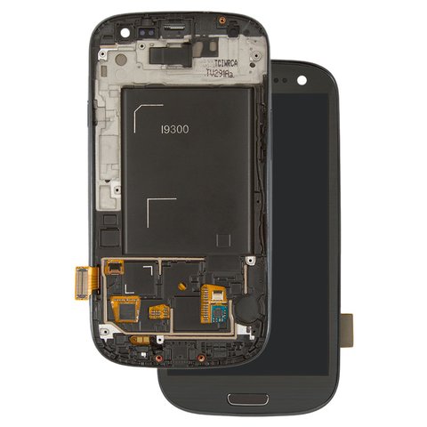Pantalla LCD puede usarse con Samsung I9300 Galaxy S3, gris, original vidrio reemplazado 