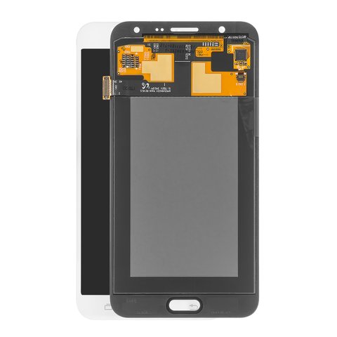 Pantalla LCD puede usarse con Samsung J700 Galaxy J7, blanco, sin marco, Original, empaque industrial, #GH97 17670A