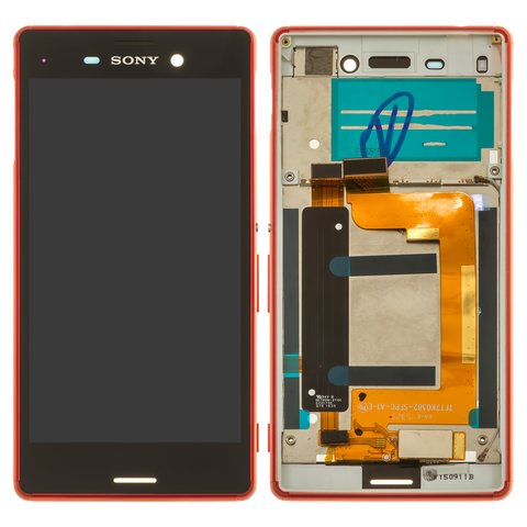 Pantalla LCD puede usarse con Sony E2303 Xperia M4 Aqua LTE, E2306 Xperia M4 Aqua, E2353 Xperia M4 Aqua, coralino, Original PRC 
