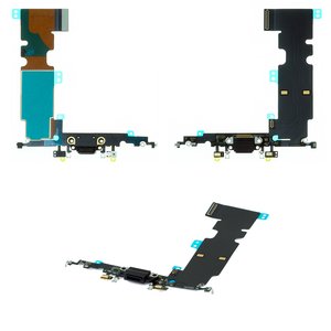 Cable flex puede usarse con iPhone 8 Plus, del conector de carga, negro