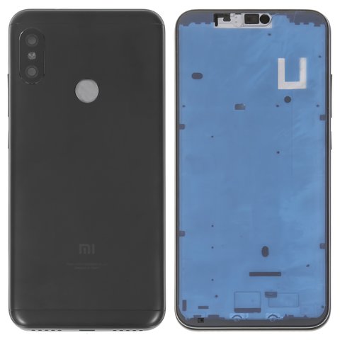 Carcasa puede usarse con Xiaomi Mi A2 Lite, Redmi 6 Pro, Original PRC , negro, M1805D1SG