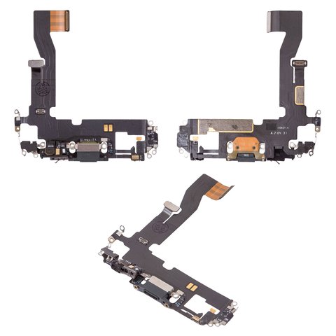 Cable flex puede usarse con iPhone 12, iPhone 12 Pro, del conector de carga, azul, con micrófono, con componentes, Original PRC 