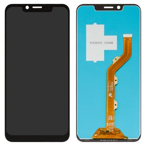 Pantalla LCD puede usarse con Tecno Camon 11s CB7 , negro, sin marco, High Copy