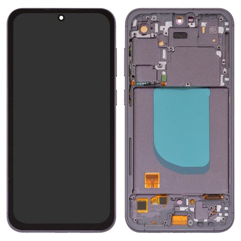 Pantalla LCD puede usarse con Samsung S711 Galaxy S23 FE, negro, con marco, High Copy, OLED