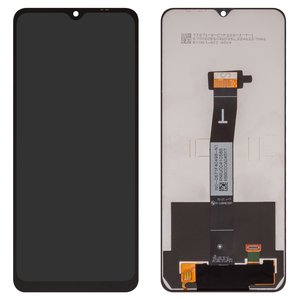 Pantalla LCD puede usarse con Xiaomi Poco C55, Redmi 11A, Redmi 12C, negro, sin marco, Copy