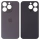 Panel trasero de carcasa puede usarse con iPhone 14 Pro, negra, no es necesario desmontar la cámara, Original (PRC), big hole