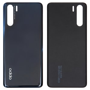 Panel trasero de carcasa puede usarse con Oppo A91, negra, lightening black