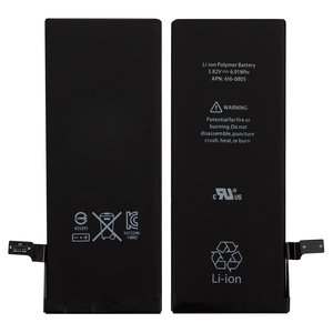 Аккумулятор для iPhone 6, Li Polymer, 3,82 B, 1810 мАч, Original PRC , original IC, #616 0805 616 0809