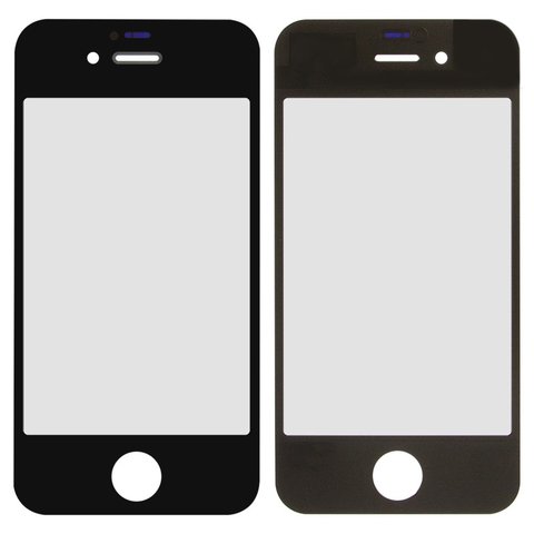 Стекло корпуса для Apple iPhone 4S, черное