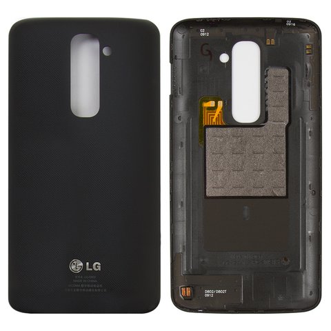 Задня кришка батареї для LG G2 D800, G2 D801, G2 D802, G2 D803, G2 D805, LS980, чорна