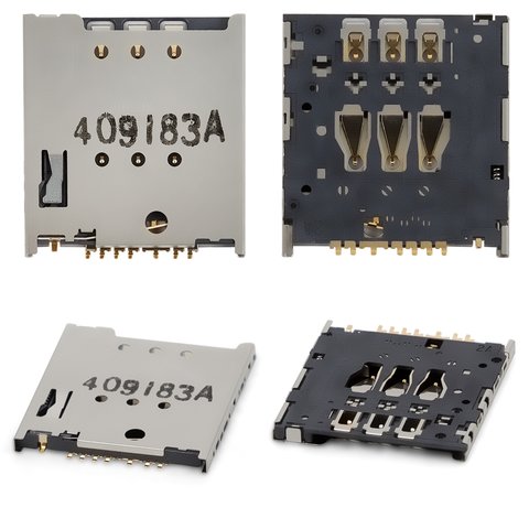 Конектор SIM карти для Motorola XT1032 Moto G, XT1033 Moto G, XT1036 Moto G, XT890 RAZR i, XT910 Droid RAZR, XT912 RAZR MAXX