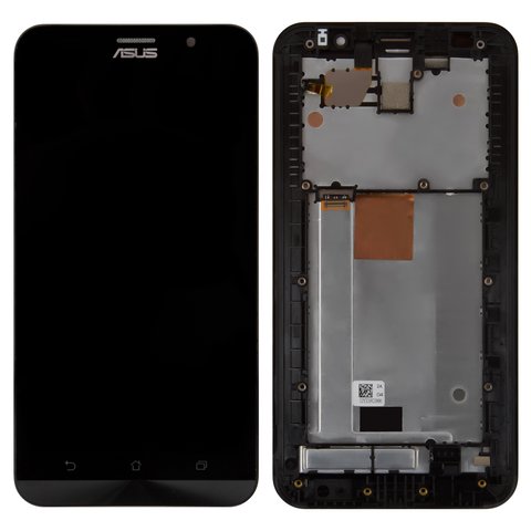 Дисплей для Asus ZenFone 2 ZE551ML , чорний, з рамкою, TM FHD