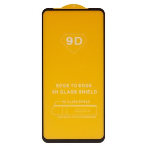 Защитное стекло для Motorola Moto G9 Plus XT2087, совместимо с чехлом, Full Glue, без упаковки , черный