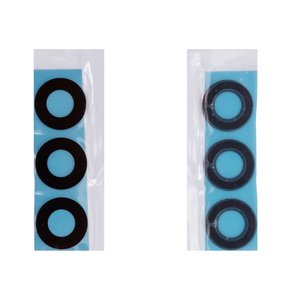 Стекло камеры для Samsung A356 Galaxy A35 5G, A556 Galaxy A55, черное, без рамки, комплект 3 шт.