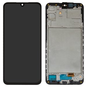 Дисплей для Samsung A166 Galaxy A16 5G, чорний, з рамкою, High Copy, OLED 