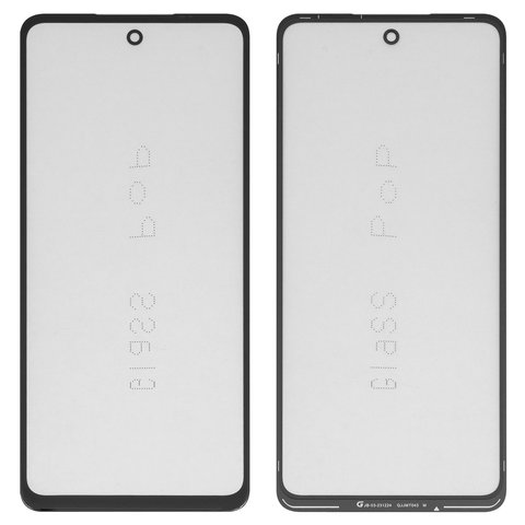 Скло корпуса G+OCA PRO для Motorola Moto E14, Moto G04, Moto G04s, Moto G24, Moto G24 Power, з ОСА плівкою, чорне