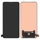 Дисплей для Xiaomi 12T, 12T Pro, чорний, без рамки, Оригінал (переклеєне скло), 22071212AG, 22081212UG, 22081212G