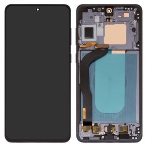 Дисплей для Samsung S937 Galaxy S25 Edge, черный, с рамкой, High Copy, OLED 