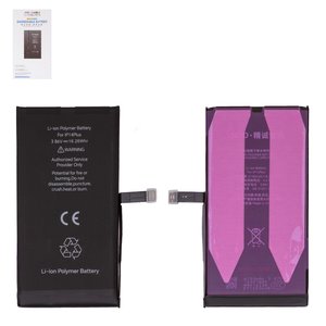 Акумулятор JCID для Apple iPhone 14 Plus, Li Polymer, 3.86 В, 4730 мАг, збільшена ємність, без повідомлення про помилку, high capacity diagnosable battery