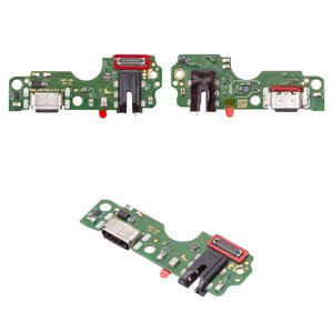 Шлейф для Tecno Spark 10; Infinix Hot 30 Play NFC, Hot 30i X669 , конектора зарядки, з компонентами, High Copy, плата зарядки