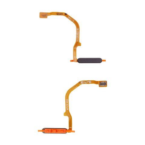 Шлейф для Samsung A175 Galaxy A17 4G, для сканера отпечатка пальца Touch ID , черный, black