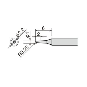 Паяльне жало Goot RX 81HRT B