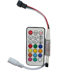 Контролер з ІЧ пультом LED2017-IR (RGB, WS2811, WS2812, WS2813, 5-24 В) Контролер з ІЧ пультом LED2017-IR (RGB, WS2811, WS2812, WS2813, 5-24 В)