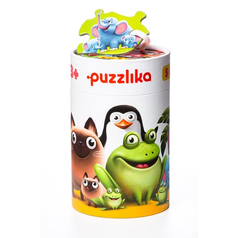 Puzzlika 5 in 1 Jigsaw Puzzle Together With a Child