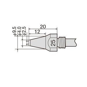 Desoldering Tip GOOT TP 100N 25